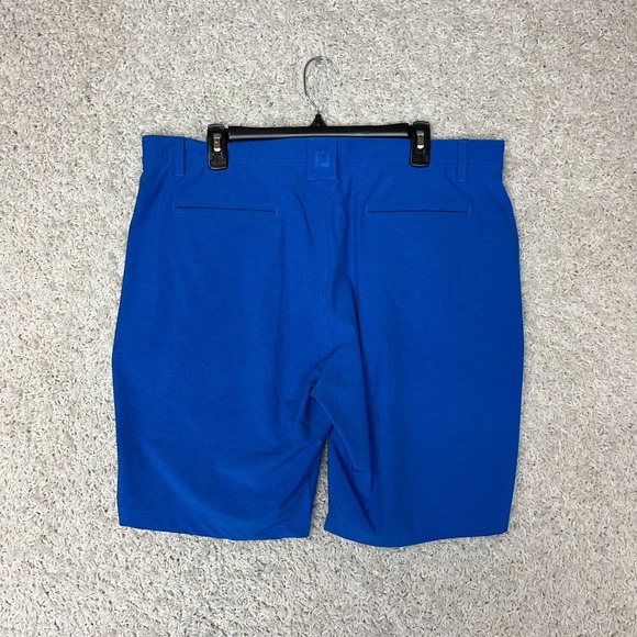 Footjoy Foot Joy Golf Shorts Mens Size 38 Blue Performance FJ Pockets Stretch - Picture 2 of 10